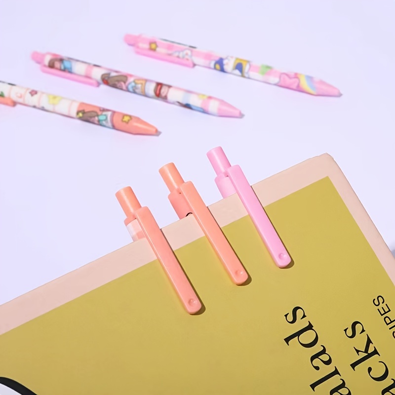 6pcs Ins Cute Student Press Gel Pen Press Cancelleria per - Temu Switzerland