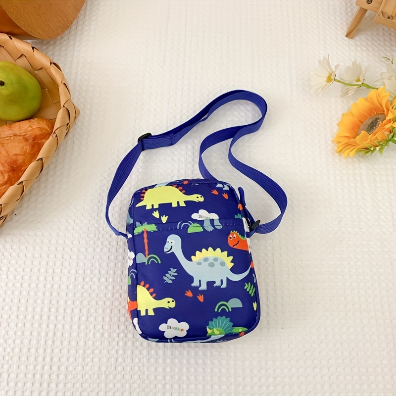 Cute Cartoon Dinosaur Crossbody Bag Mobile Phone Bag Temu