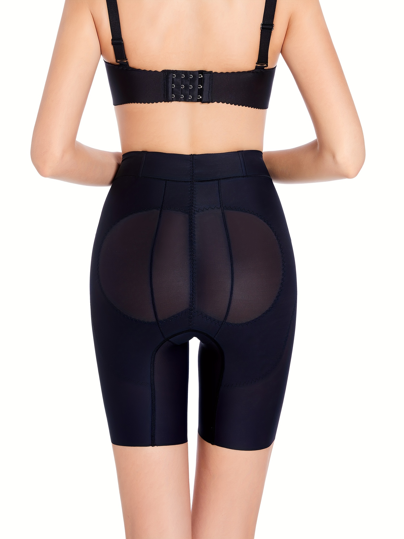 Panties reductoras de cuerpo para levantar glúteos de mujer con control  firme del abdomen y cintura alta con gancho, pantalones cortos adelgazantes