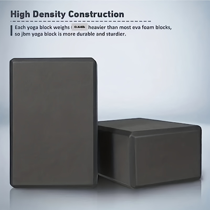 Yoga Block (1 or 2 PCs) High Density EVA Foam Block to Support and