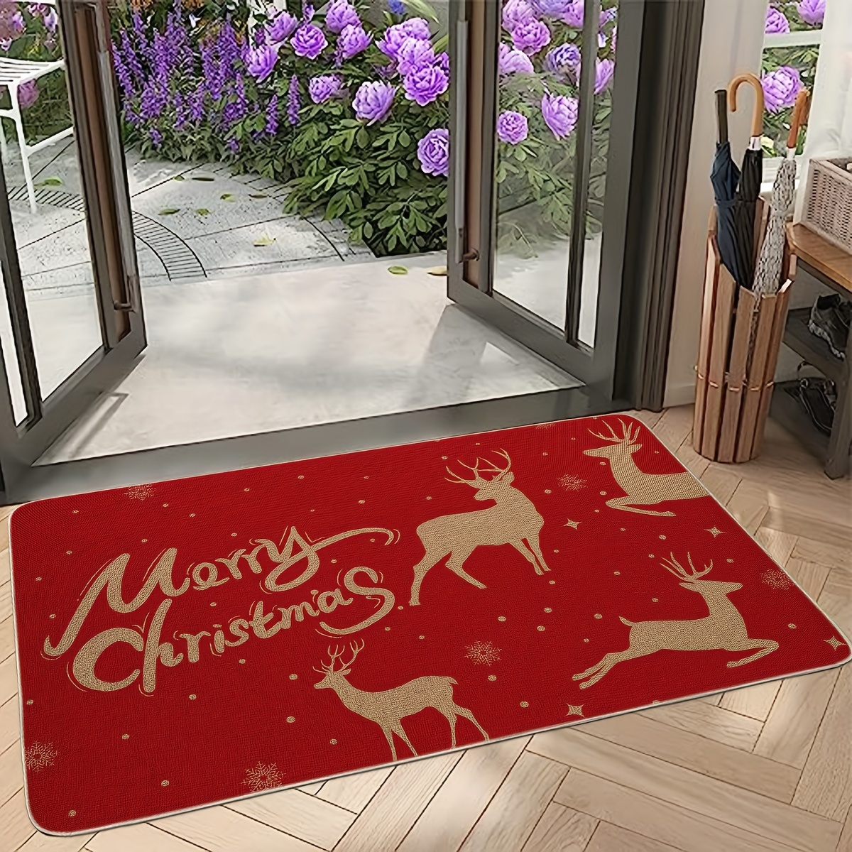 1 Stück Fußmatte „frohe Weihnachten“ Moderner Stil - Temu Austria