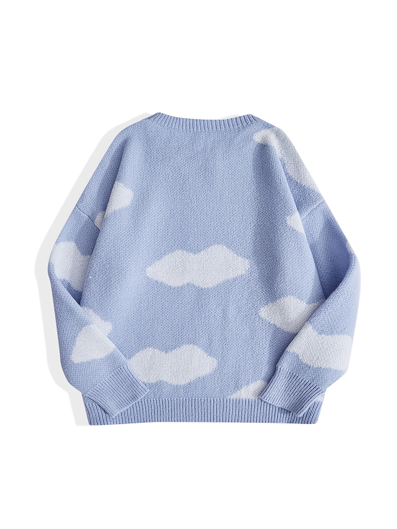 Cloud print clearance sweater