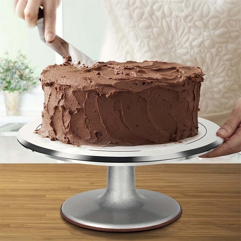 Aluminum Alloy Cake Turntable Rotating Cake Display Stand - Temu