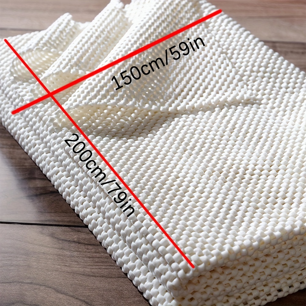 Veken Non Slip Rug Pad Gripper Extra Thick Pads for Any Hard 2 x 6 Ft,  White