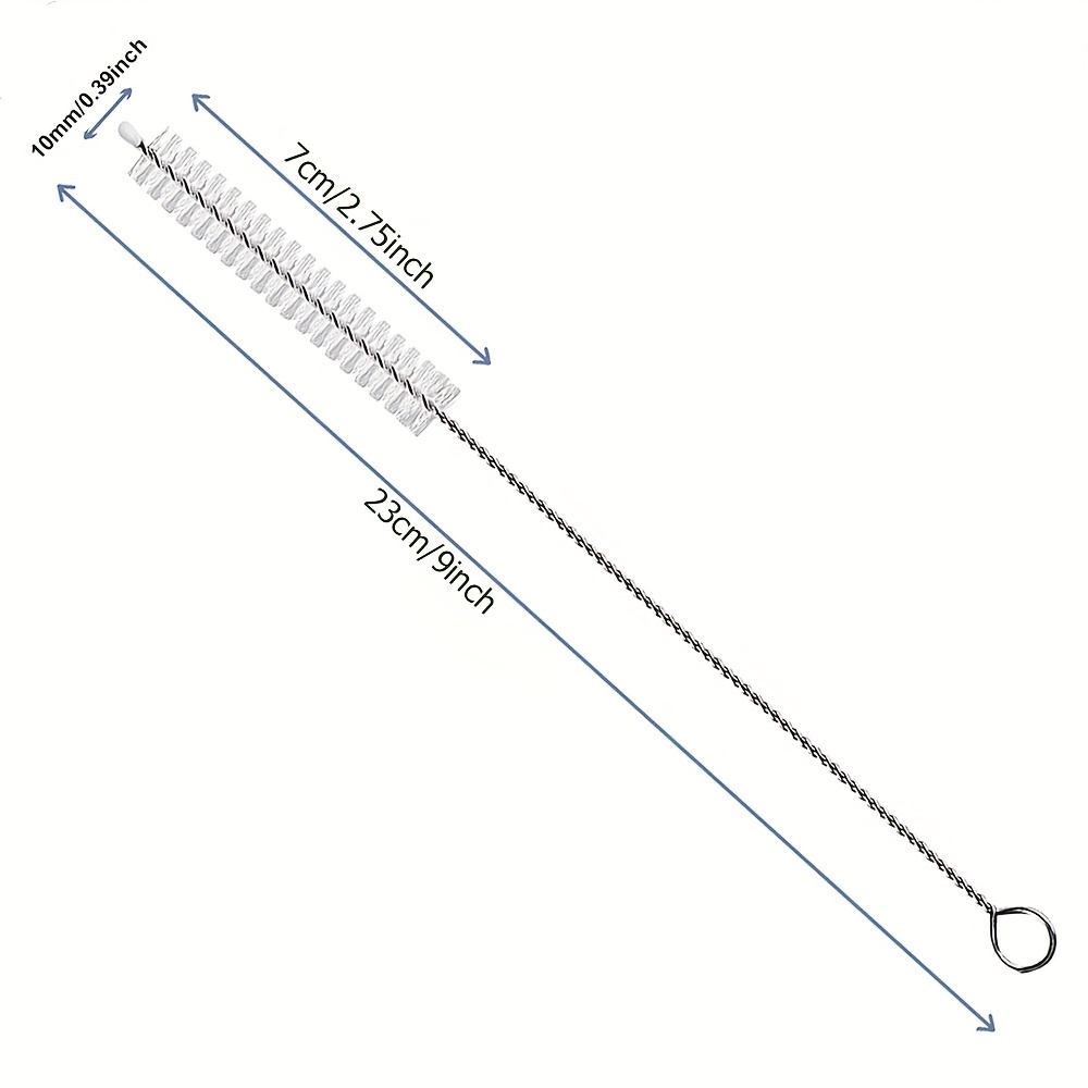 Straw Cleaner Brush Extend 12 Inch, Extra Wide 12mm Diam Pipe Cleaners,  Extra Long Straw Brush For Sippy Cup, Water Bottle And Tubes, Drinking Straw  Cleaning Brush Set 10 Pack