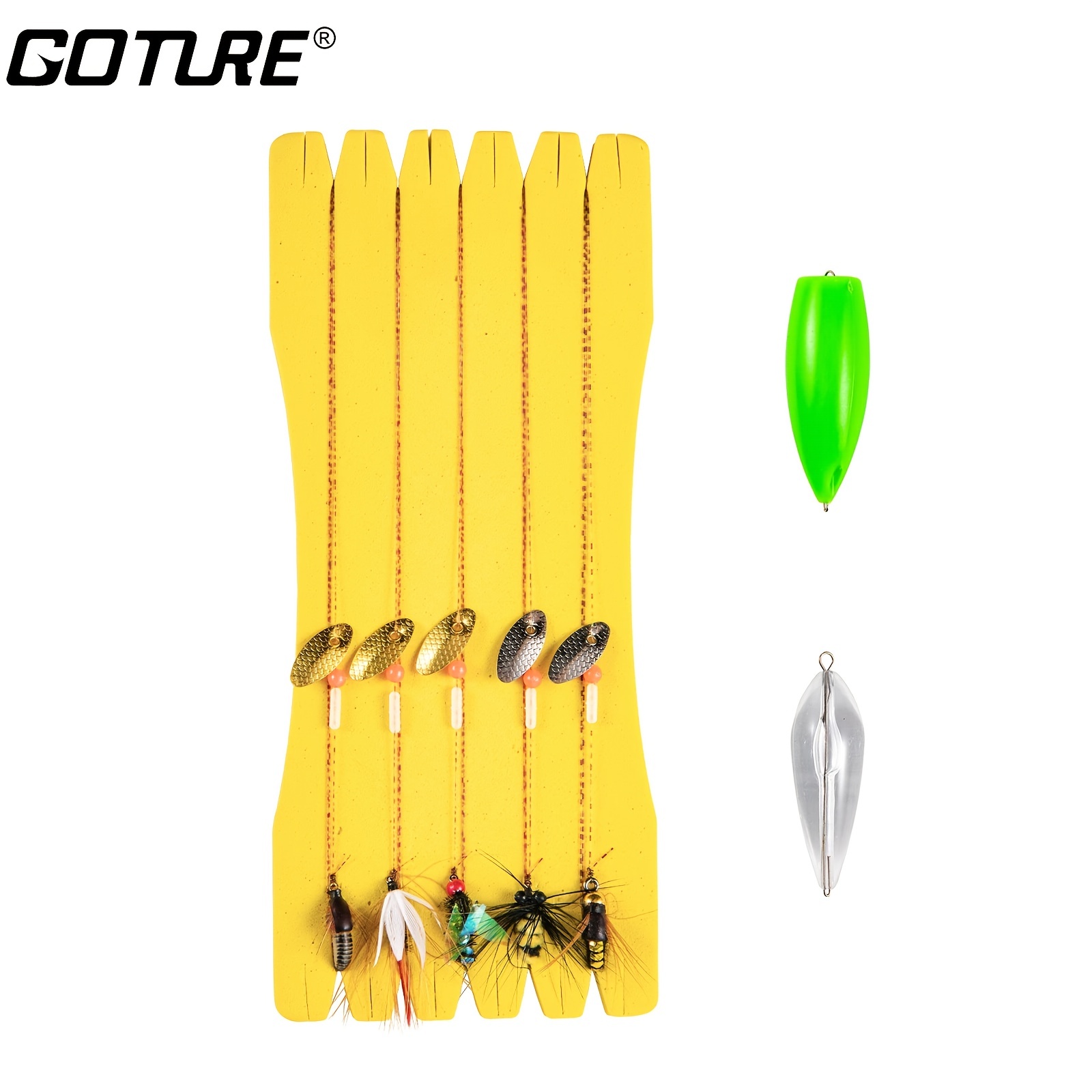 Fly Fishing Lure Kit Artificial Fish Baits Spinning - Temu