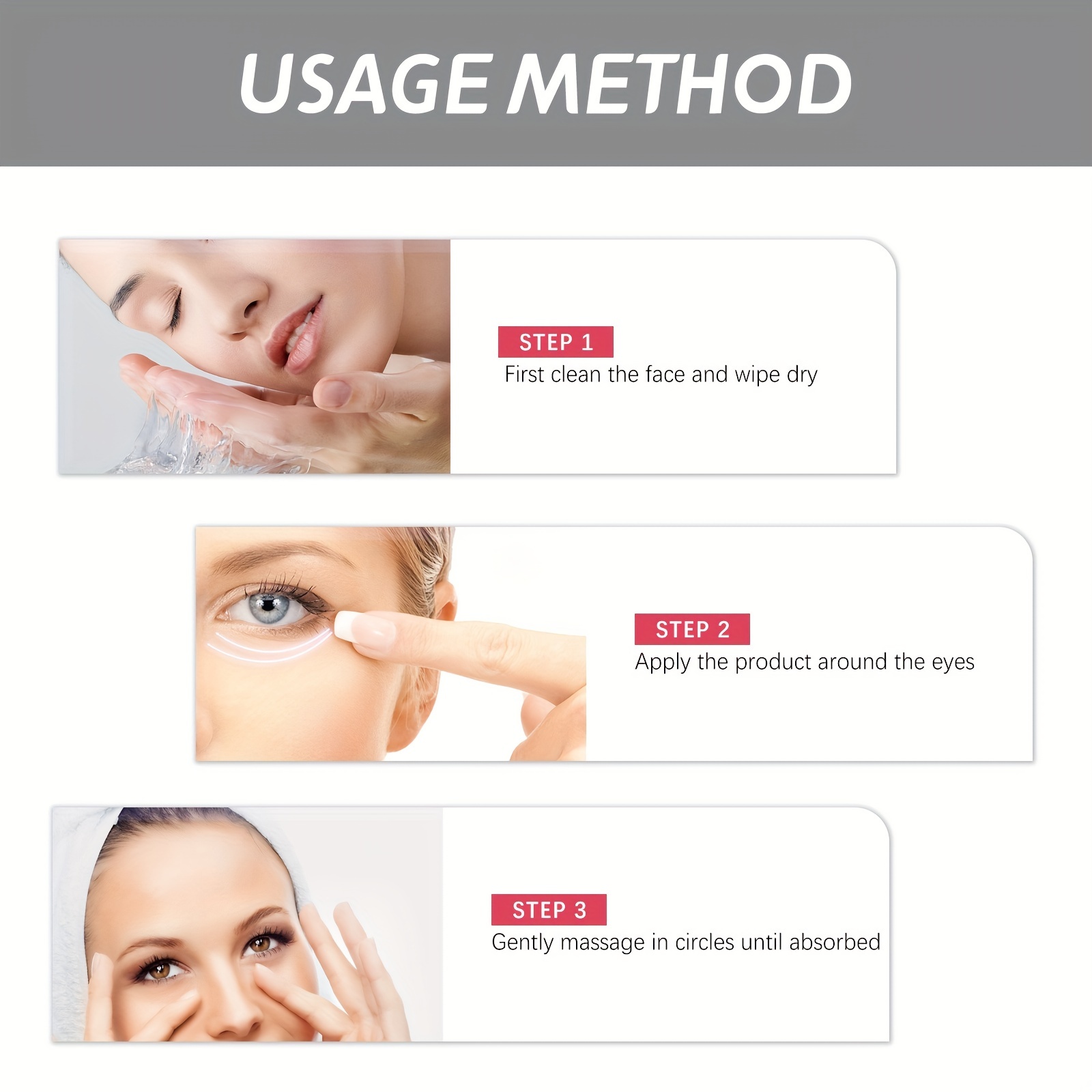 Retinol Eye Cream Moisturizing Care for Fine Lines Dark Circles