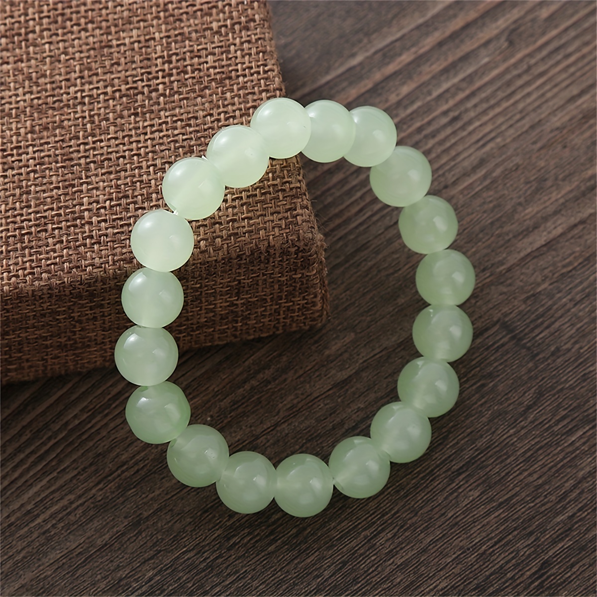 qbodp 50 Pcs Faux Crystal Round Beads for Jewelry Making, Green Beads for  Bracelets Making, Crafts Beaded Decorations Accessories, 6mm