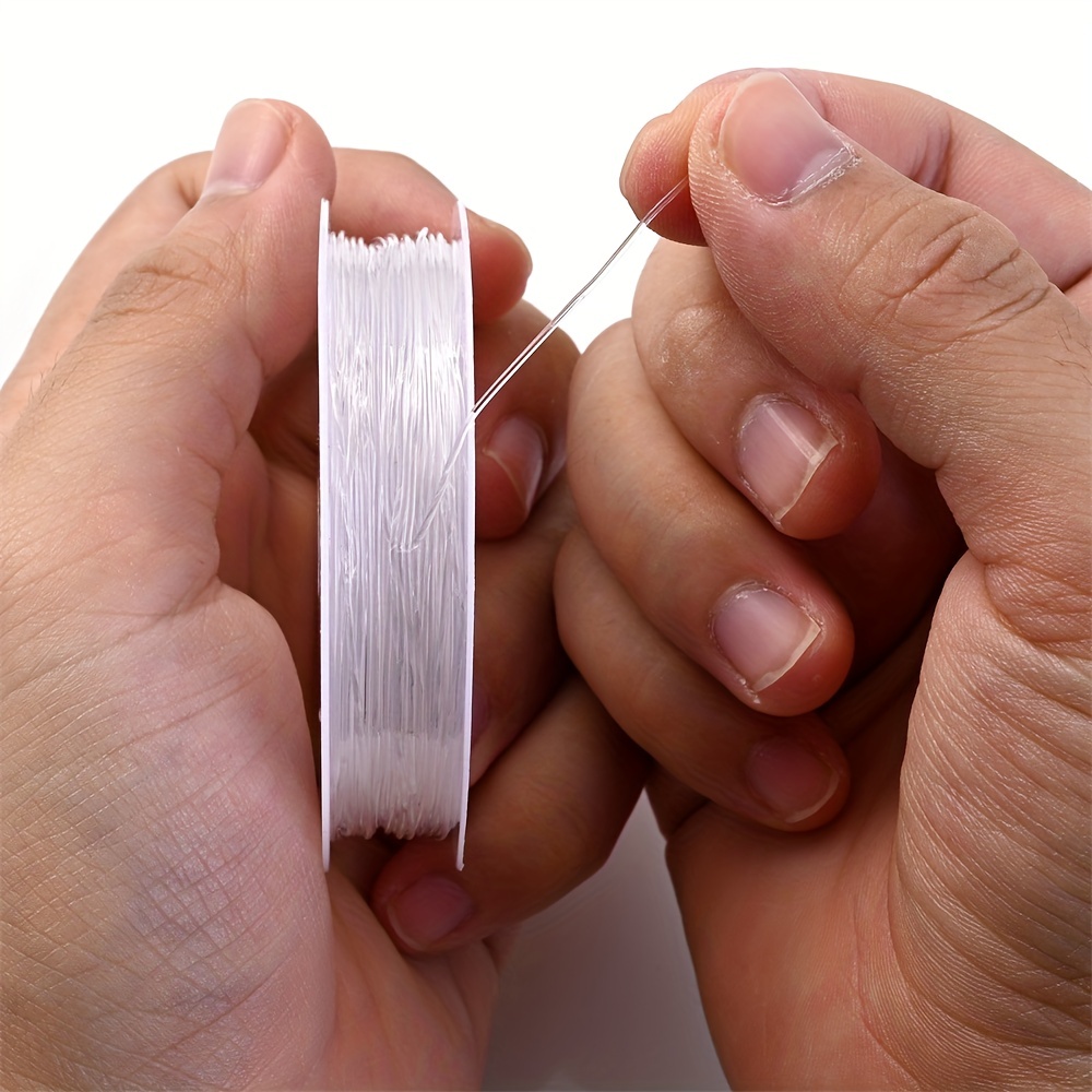 Transparent Elastic Crystal Line Beading Rope Bracelet Thread DIY Jewelry  Making