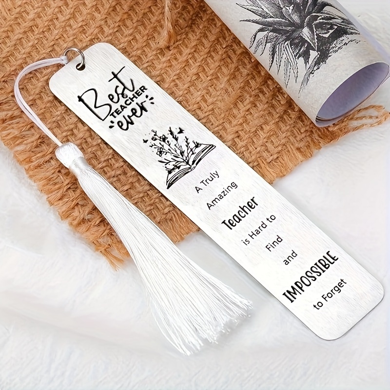 Bookmarks Teacher Appreciation Gifts Best Teacher Ever - Temu Australia