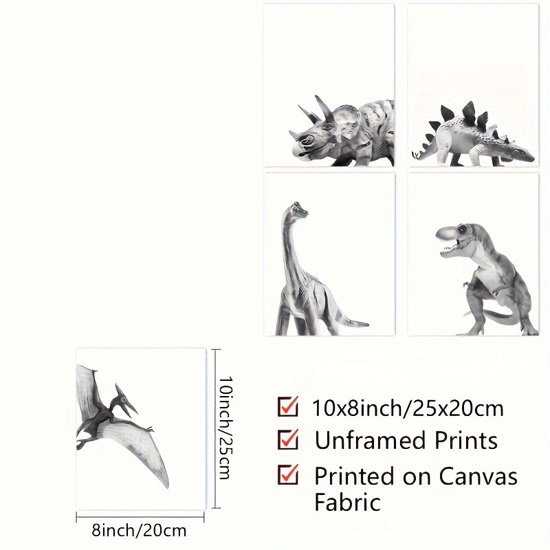 Types Of Dinosaur Poster Print wall Poster, Knowledge Poster