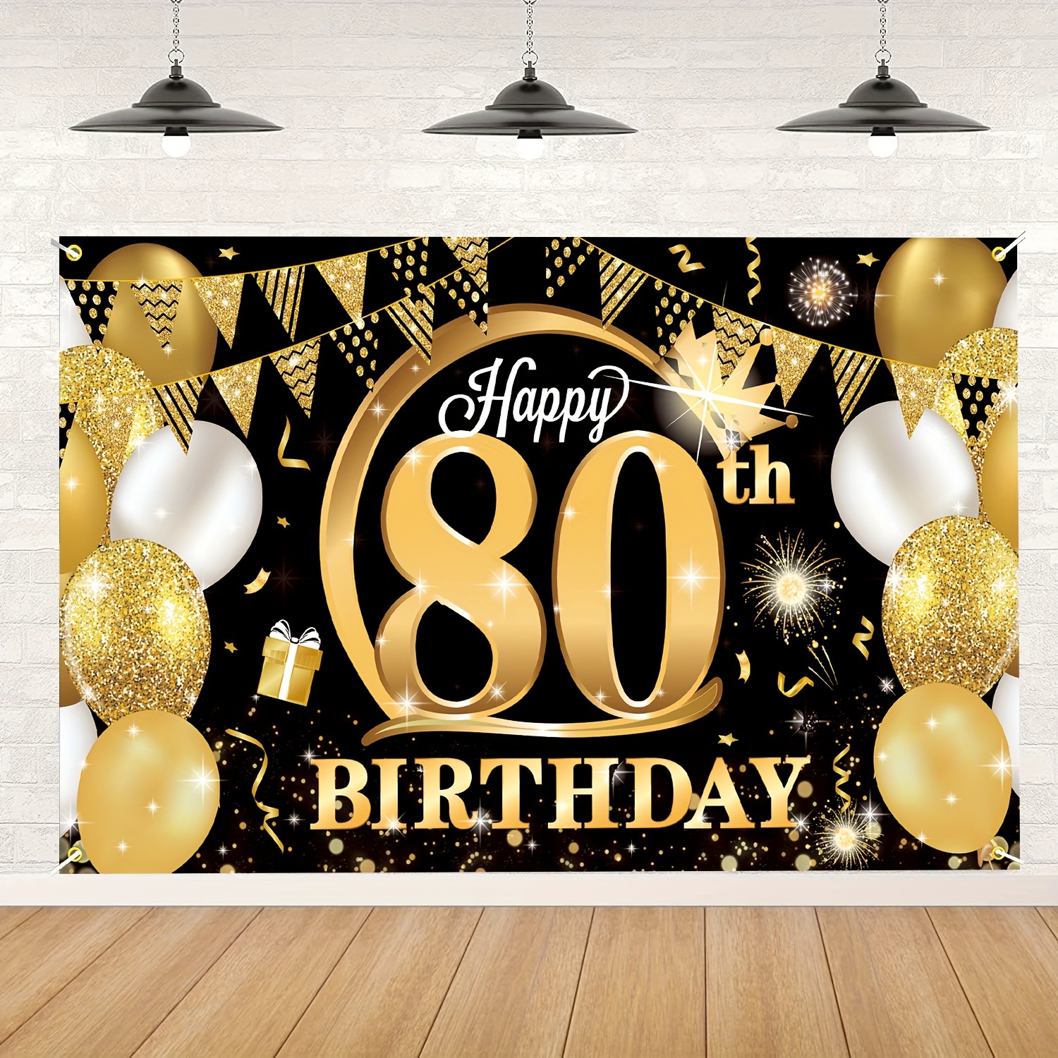 1pc Decorazione Festa Compleanno 80 Anni Banner - Temu Italy