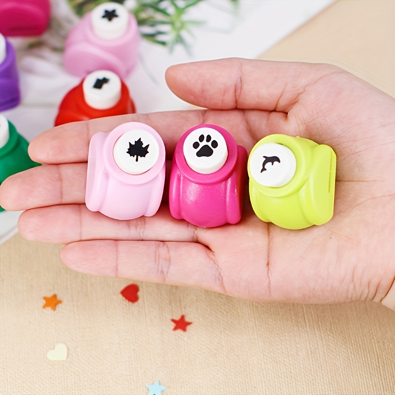 2Pcs Mini Shape Punches DIY Punching, Paper Punch Machines Drill Punch  Craft Set Mini Paper Hole Punch Penguin Bear Paw Shapes Punches for Paper  Craft