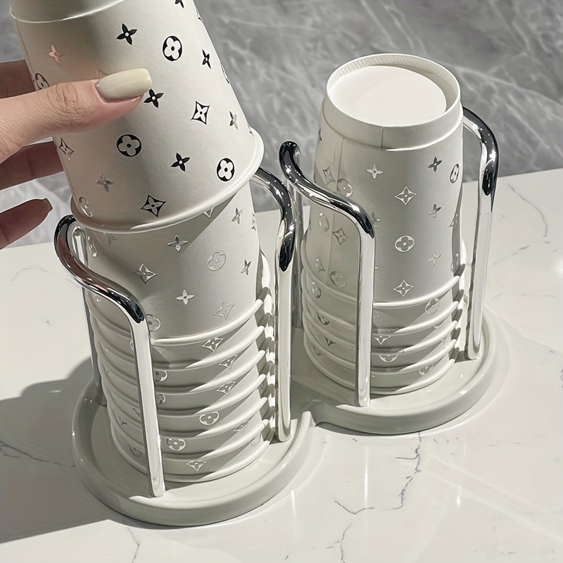 Disposable Cup Dispenser, Desktop Cup Holder, Tabletop Luxury