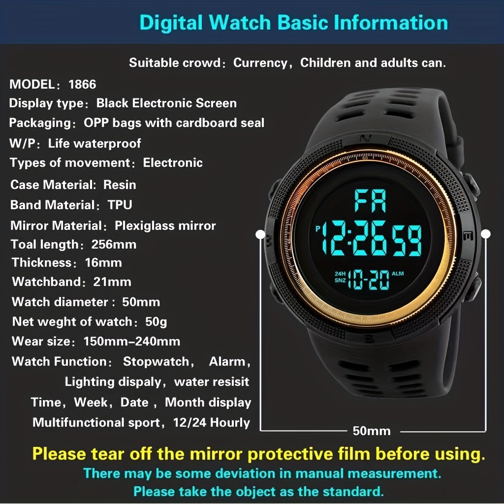 Skmei 1250 watch on sale instructions