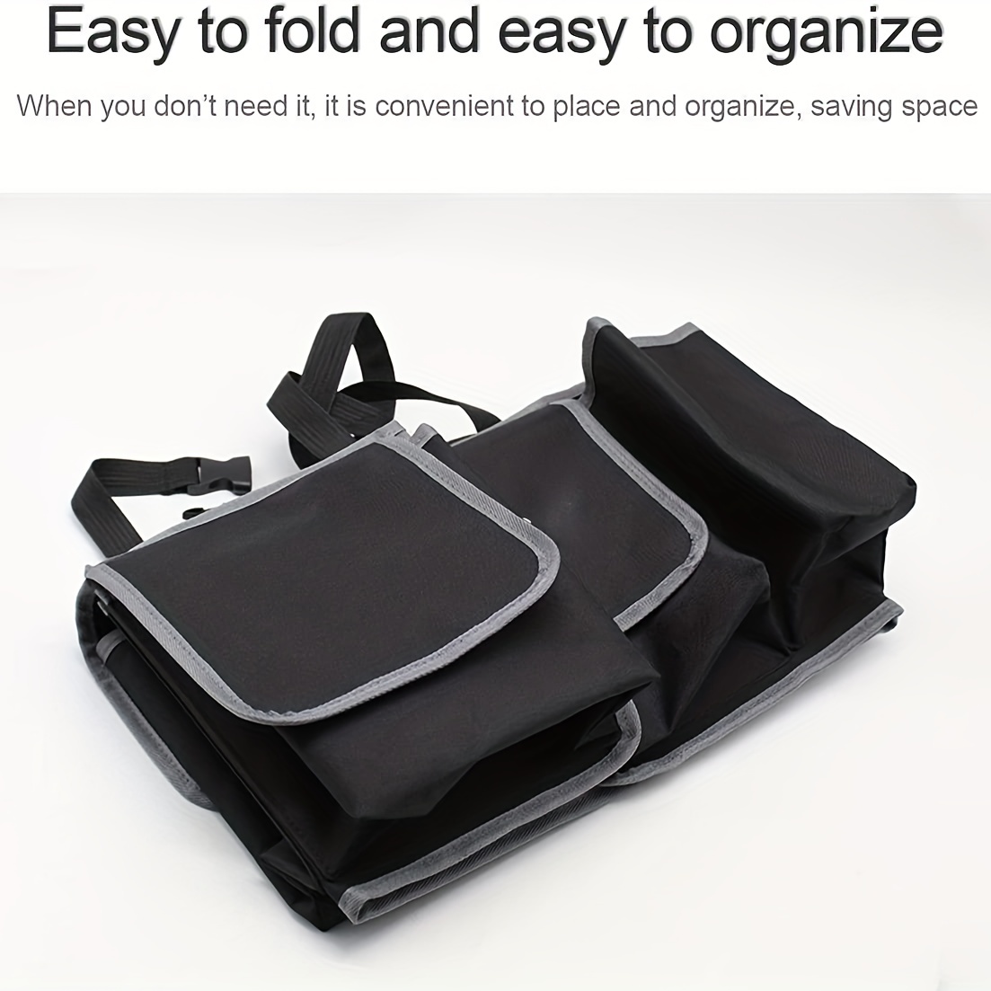 Organizador de accesorios para maletero de vehículo, bolsa de  almacenamiento de artículos diversos con múltiples bolsillos para asiento  trasero de coche – Los mejores productos en la tienda online Joom Geek
