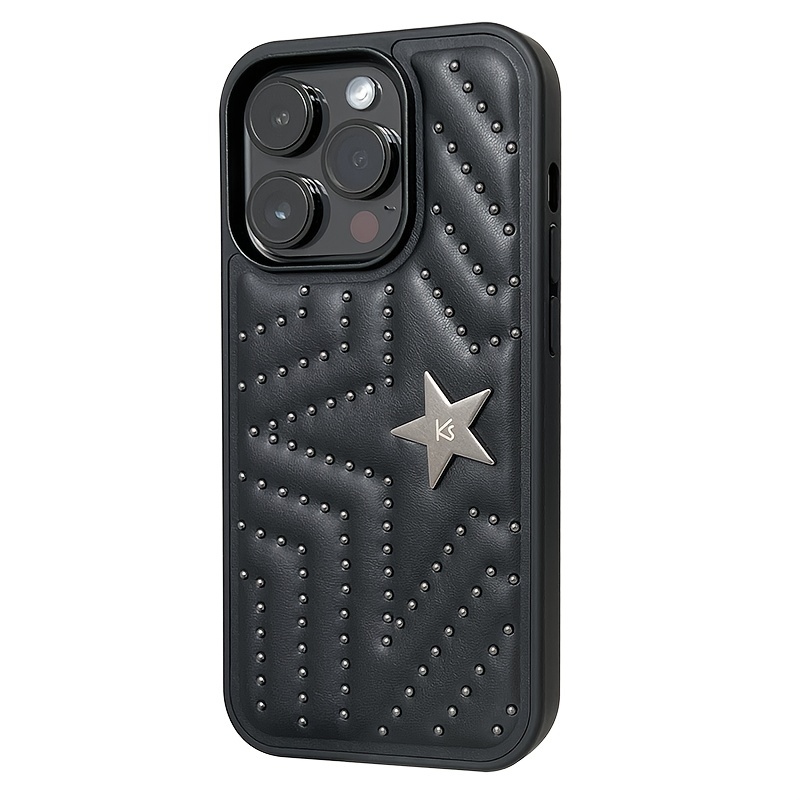 L-v Funda Para iPhone 11 12 13 14 Pro Max Cuero