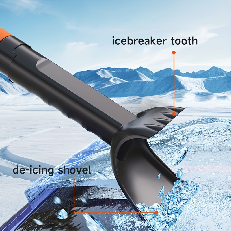 5-in-1-Schneebürste für Auto, SUV, LKW, 106,6 cm, ausziehbare  Auto-Schneebürste und Eiskratzer für Auto-Windschutzscheibe und  Schaumstoffgriff mit