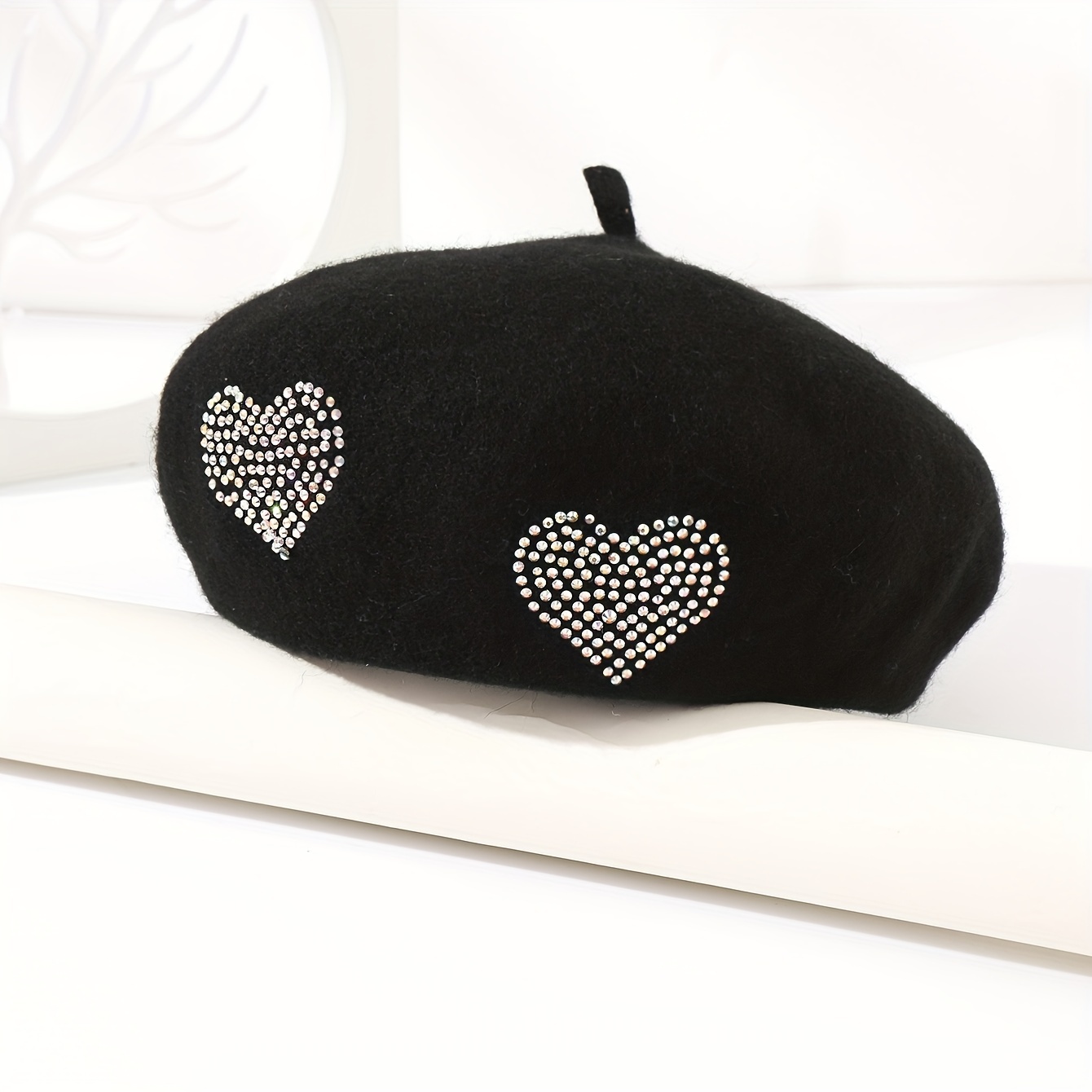 Black & White Checkerboard Heart Coin Purse