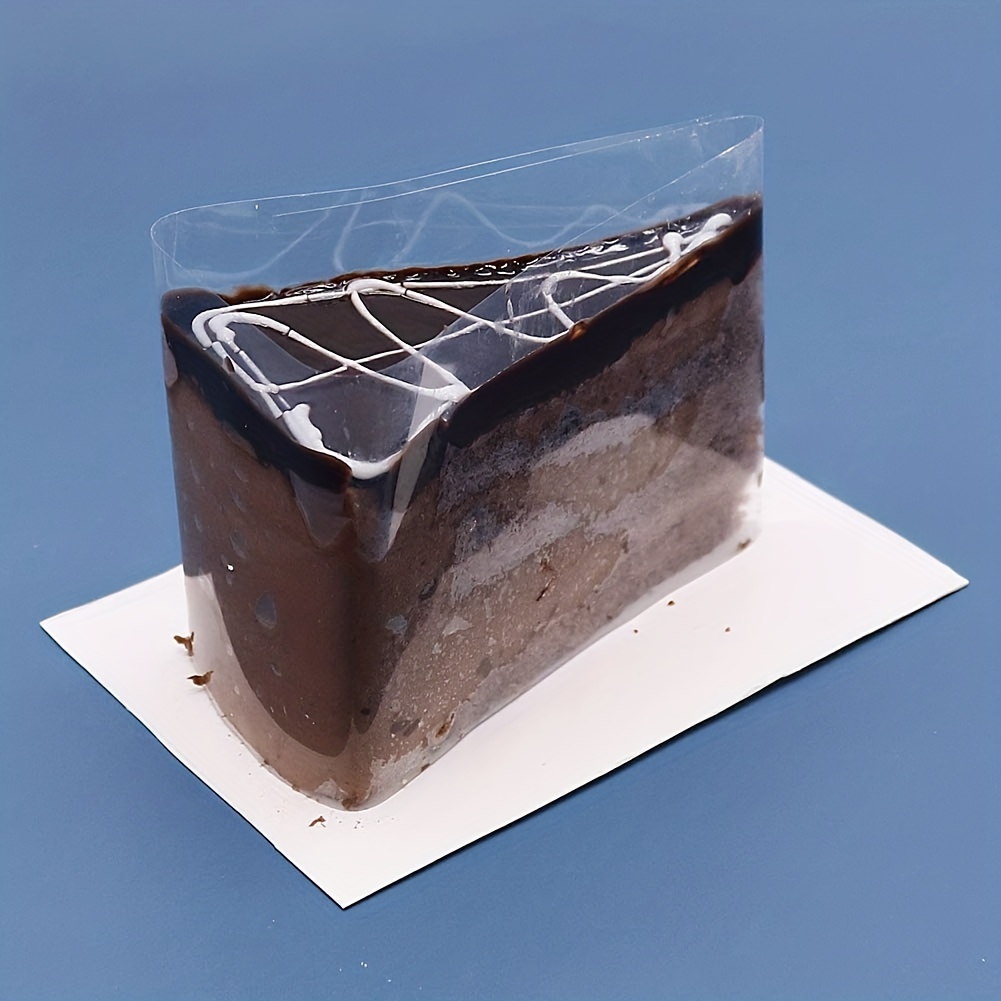 1 stk gjennomsiktig acetatkakekragerull for baking og dekorering - 4 x 197 tommer / 394 tommer - tykk 130 mikron - Perfekt for sjokolademousse og moussekakestrimler