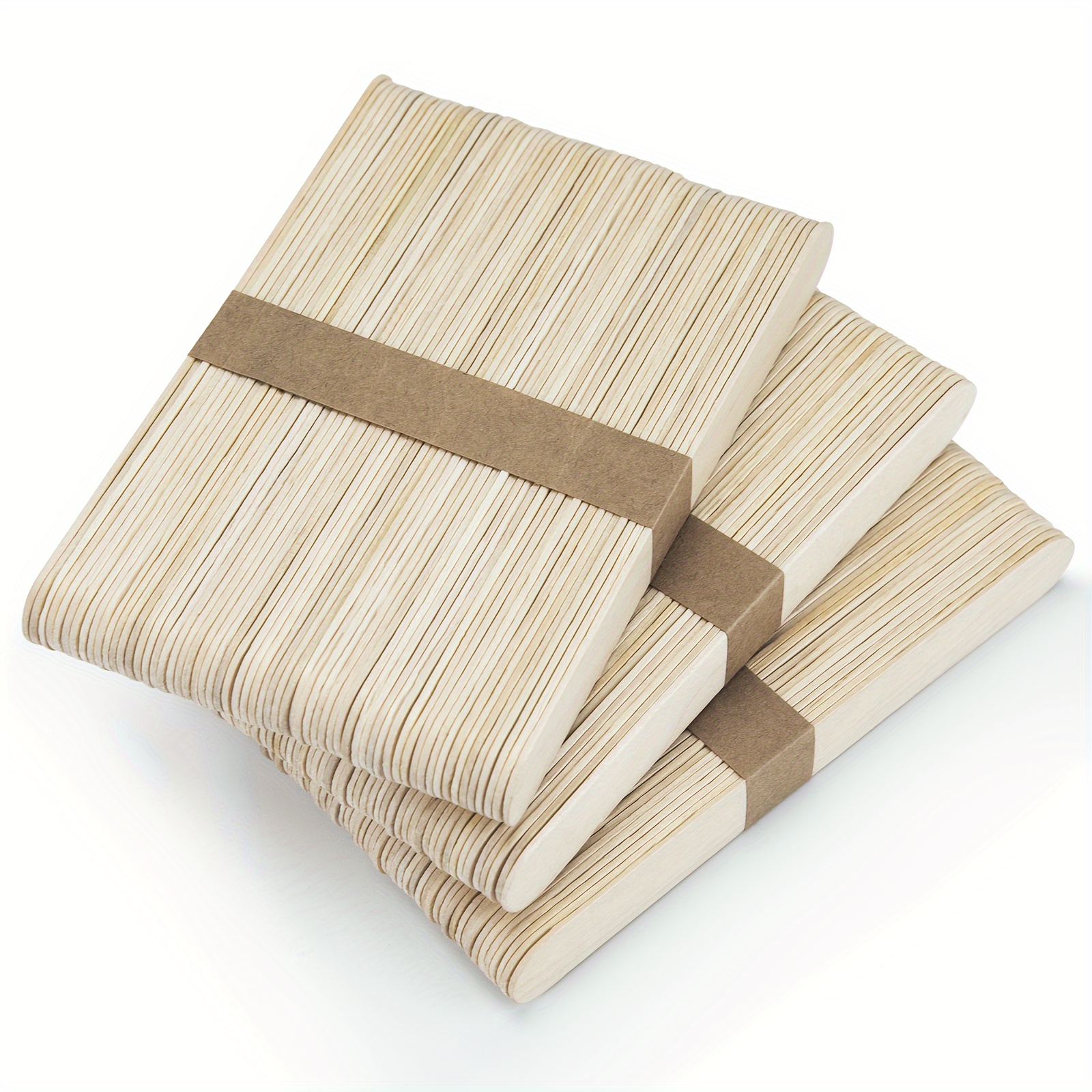 200 palitos de madera de colores para manualidades, palitos de madera de  4.5 pulgadas de longitud, palitos de hielo para manualidades, proyectos de