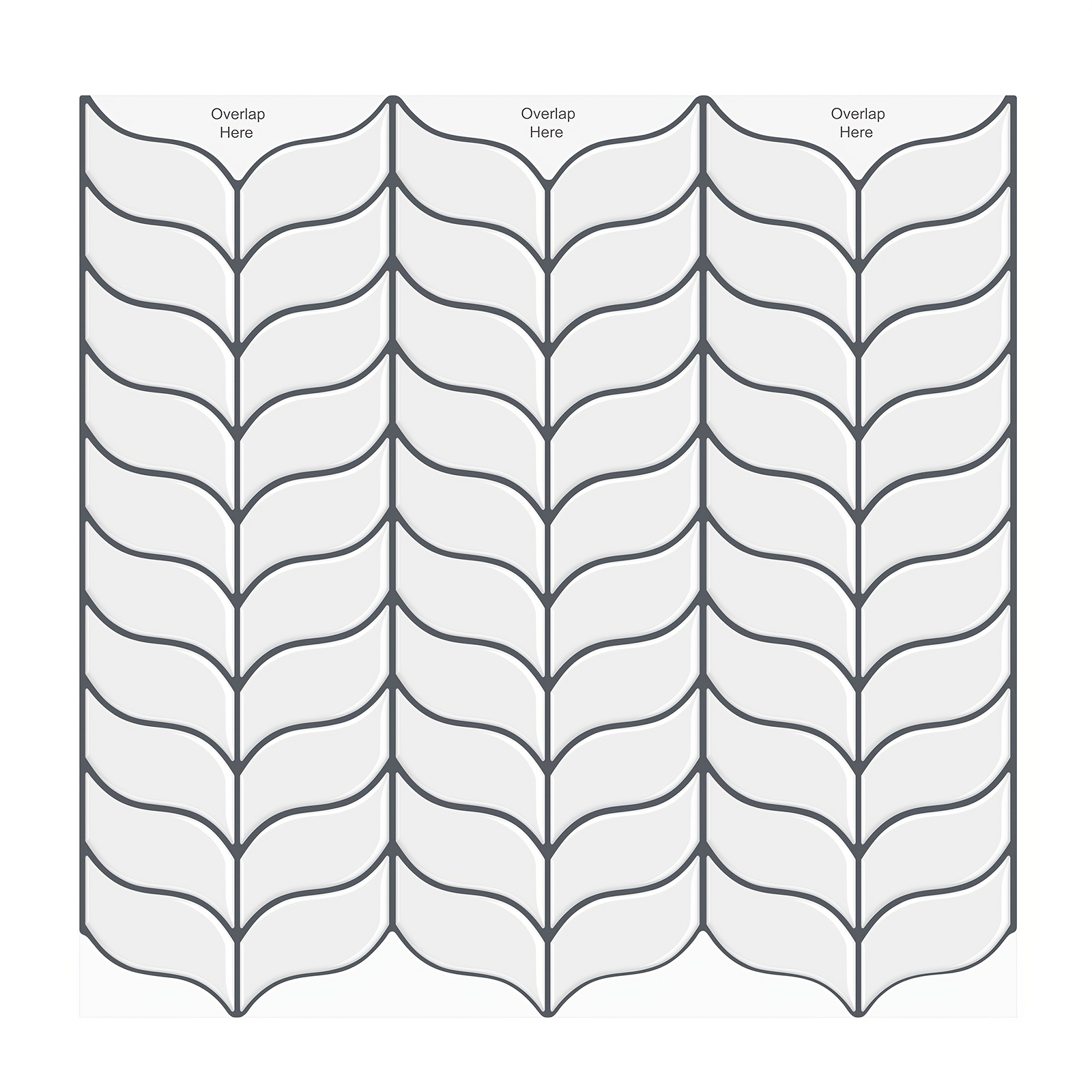 6/12pcs Efecto Piedra Falsa Sin 3d Pegatinas Azulejos Pared - Temu Mexico