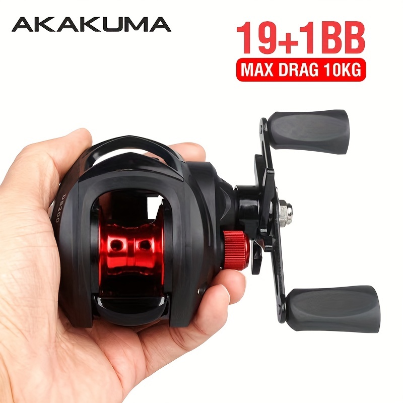 8kg Max Drag Fishing Wheel 7.2:1 Baitcasting Reel 18+1BB Red/Blue/Silver/Gold/Purple  Metal Spool Fishing Accessories - AliExpress