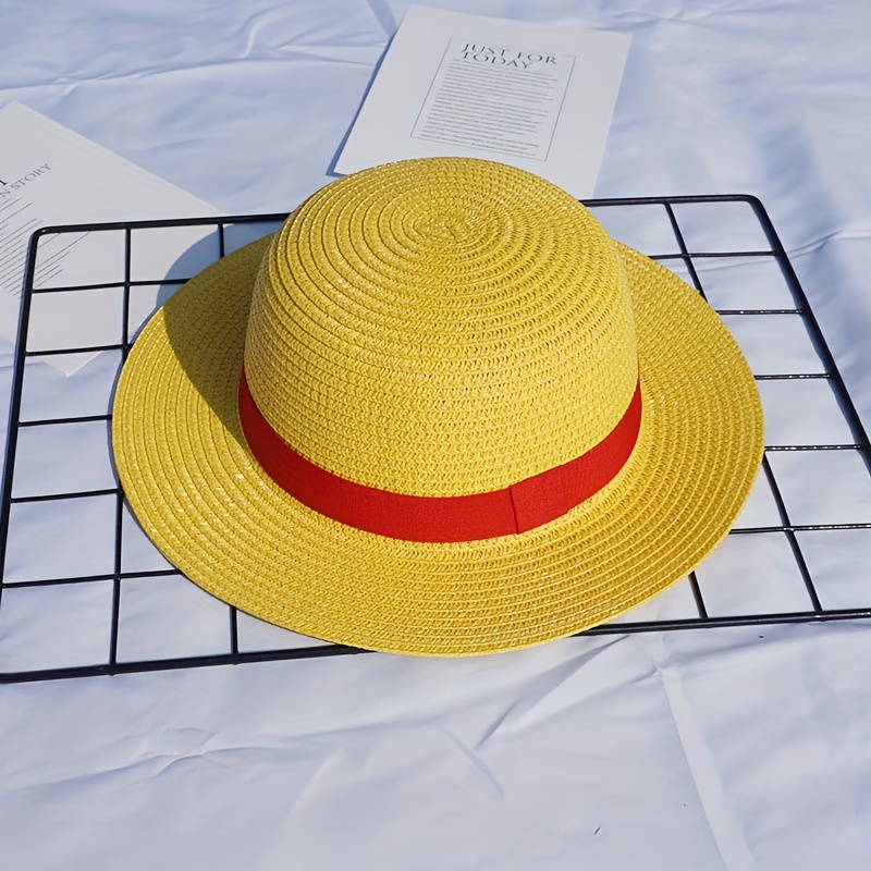 1pc Men's Breathable Straw Sun Hat, Casual Fishing Hat For Spring And  Summer, Outdoor UV Protection Top Hat, Beach Hat For Outdoor Activities.