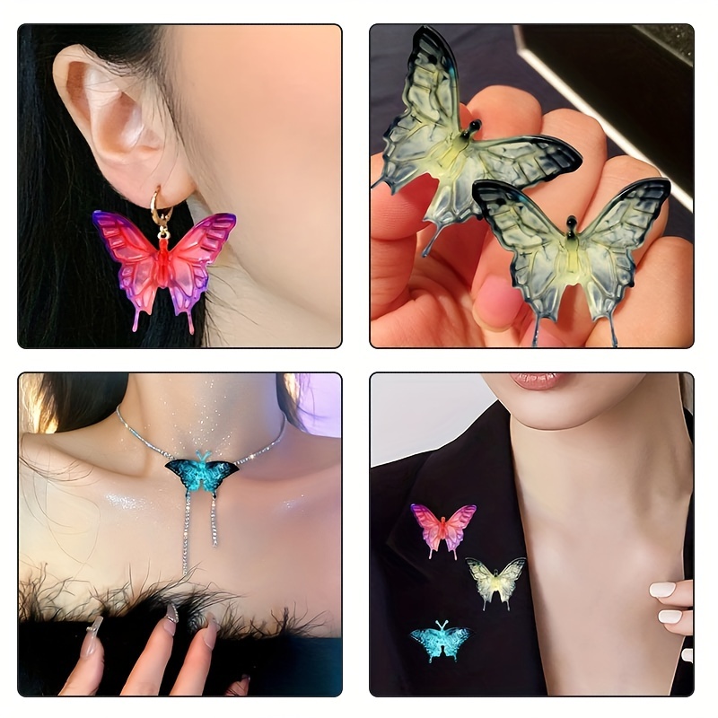 Butterfly Resin Molds - Small Pendant Silicone Molds for Casting