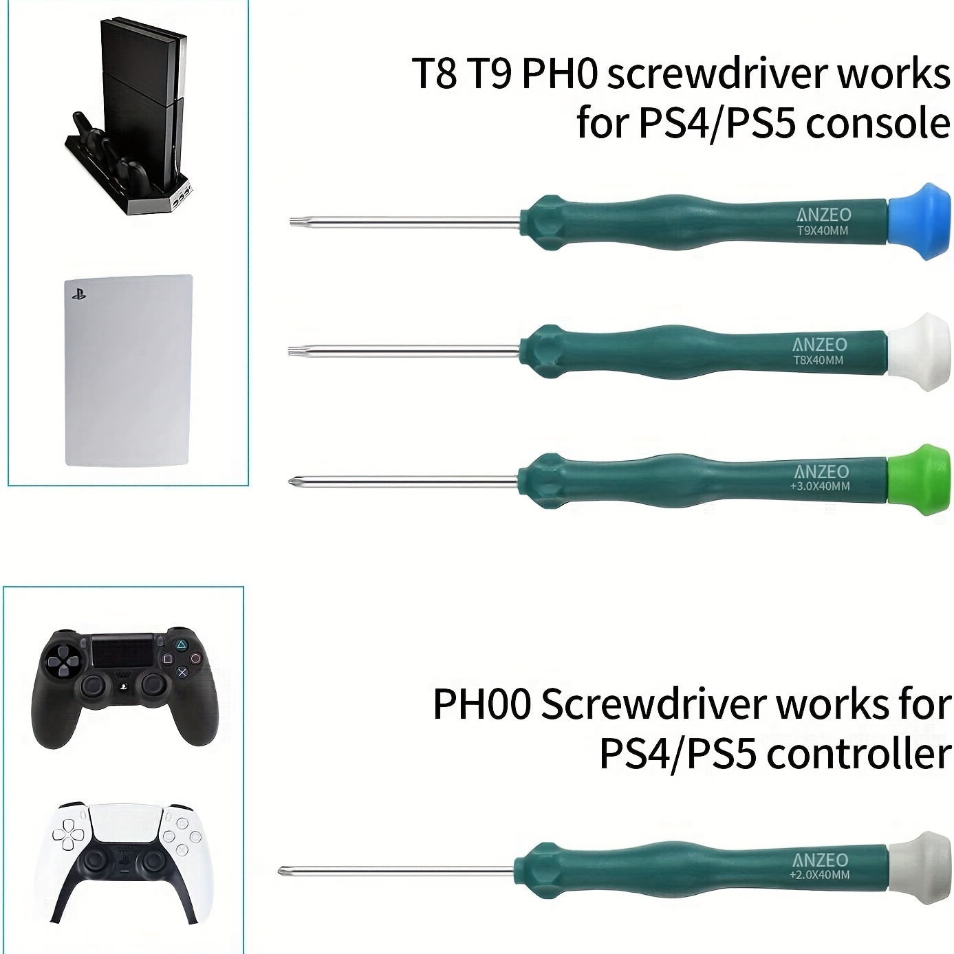Kit D'outils De Réparation De Nettoyage Pour PS4 PS5 Jeu De - Temu