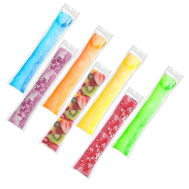 Ice Lolly Pop Mold Popsicle Maker with Straw Makes BPA Free Just Pop In The  Freezer for Healthy Snack