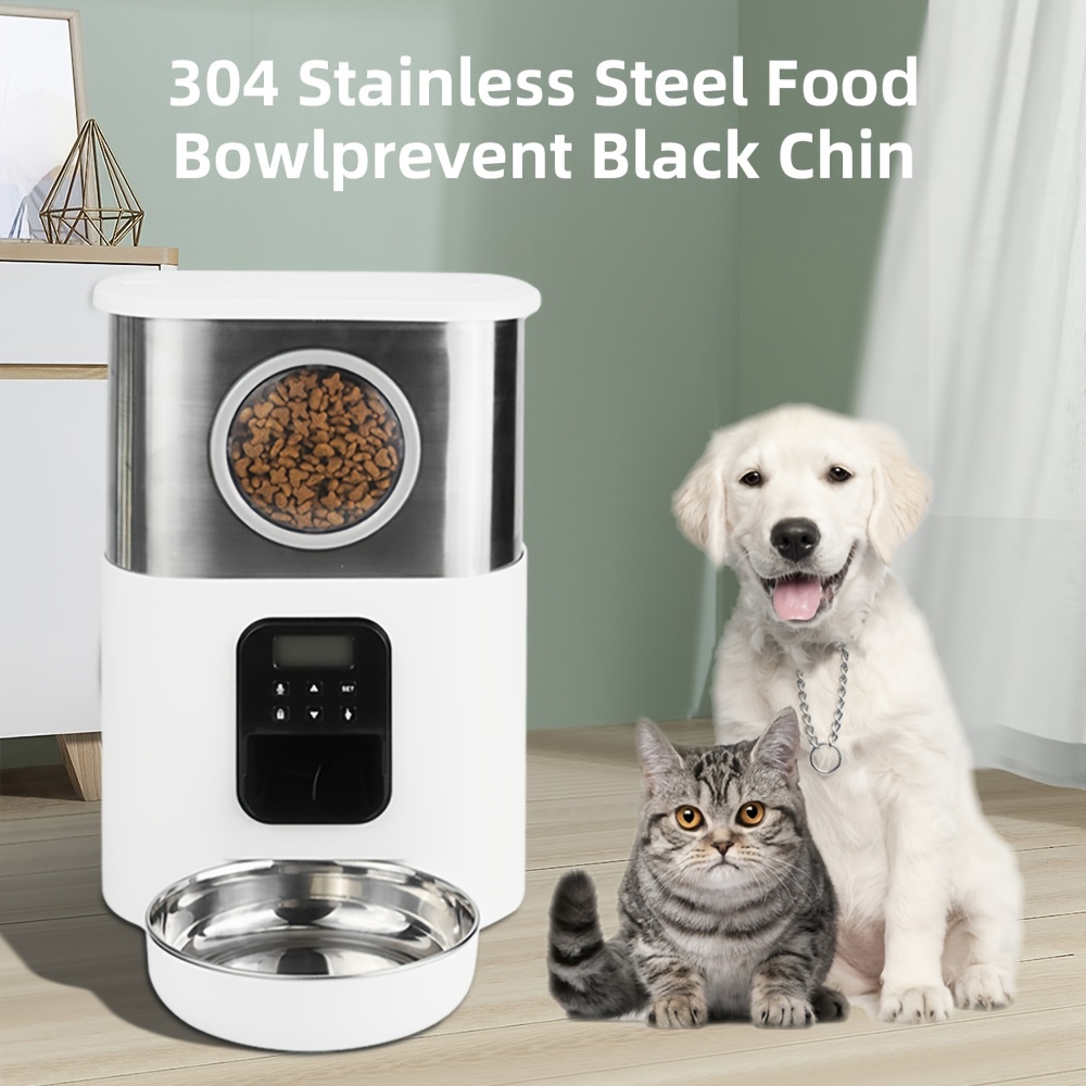 Automatic Pet Feeder Smart Food Dispenser Dogs - 6l Large Capacity