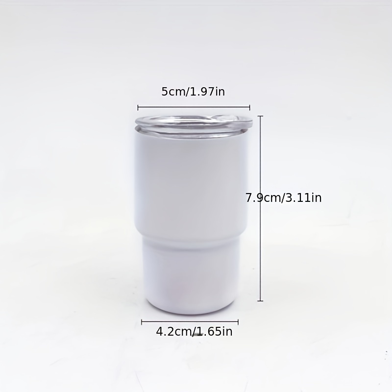 Tumbler Design Shot Cup, Stainless Steel Shot Glass With Lid And Straw,  Insulated Drinking Cups, For Bar, Pub, Club, Restaurant, Home Use,  Drinkware - Temu