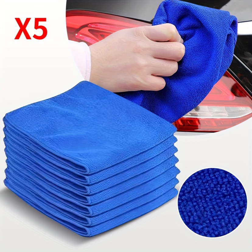 Microfiber Cleaning Cloths, 6 PCS Soft Material Microfiber Towels for Cars,  Absorbent Drying Microfiber Cloth, Car Drying Towel with Dual Side