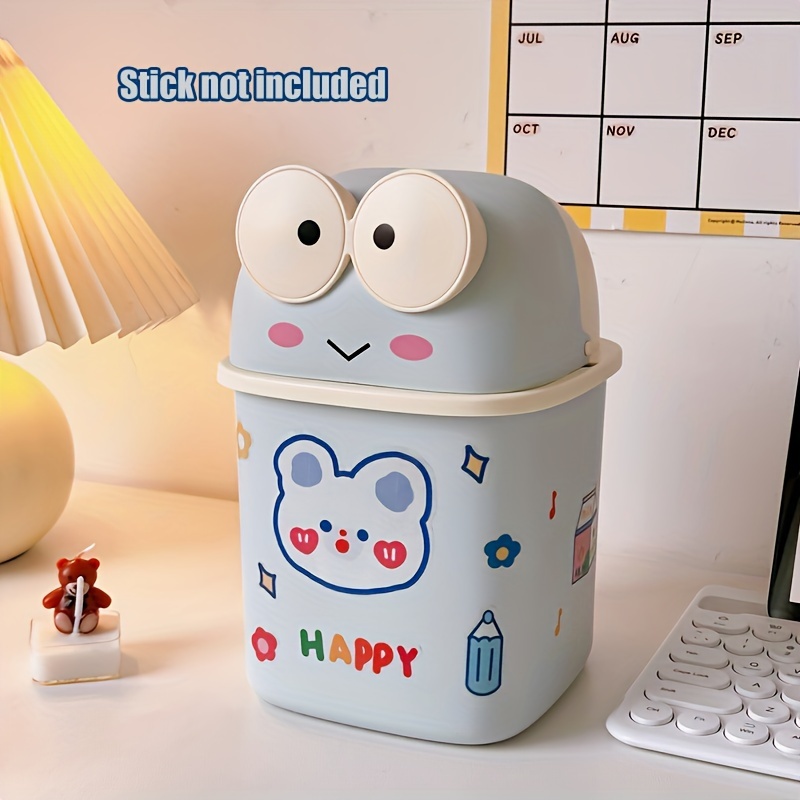 Buy Turbobm Office T Can, Mini T Can, Plastic T Cans, Desktops T Can,  Garbage Bin for Office Kids Bedroom Use, Office Desktop Mini T Bin, Garbage  Bin Set Pencil Cup Holder