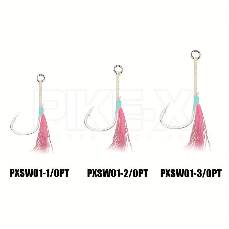 OBSESSION Fast 40g-80g Jig With Assist Hook Glow