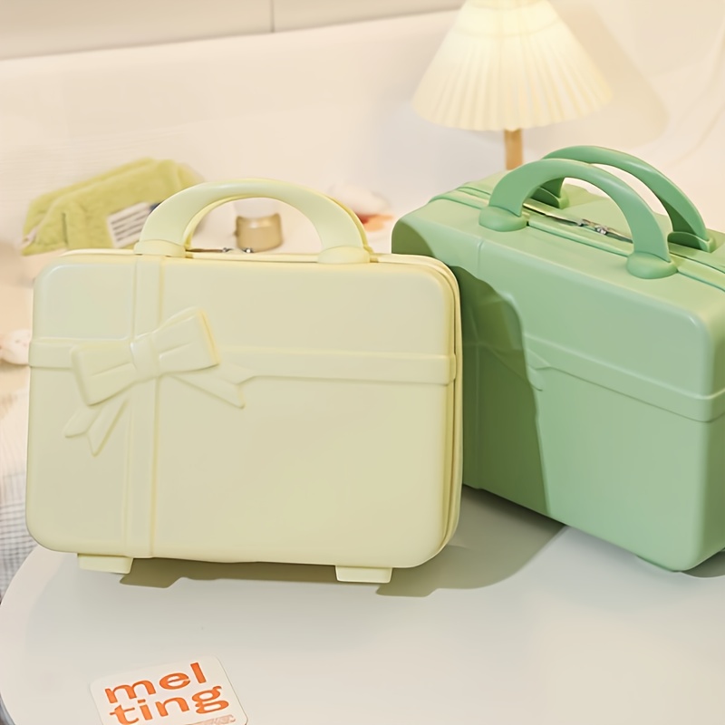 Bow Knot Portable Makeup Box Bridesmaid Storage Bag
