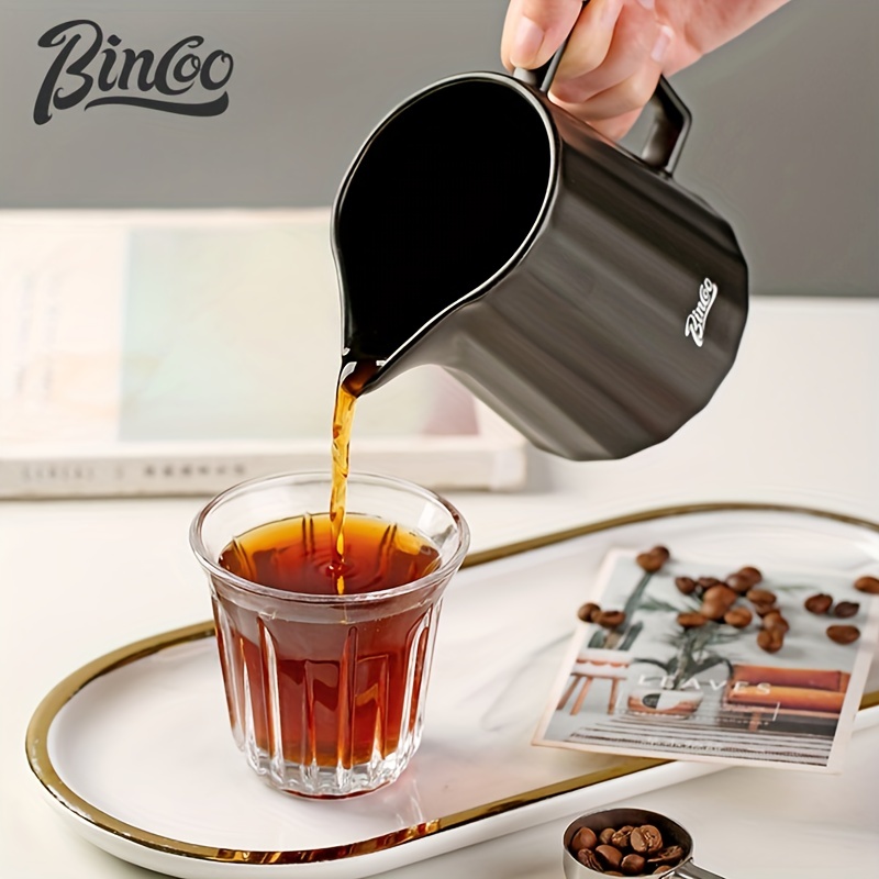 1pc bincoo angular hand flushing ceramic sharing pot coffee appliance household hand flushing coffee set filter drip cup coffee maker machine details 3