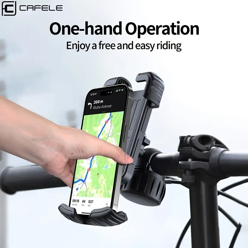 Adjustable Motorcycle & Bike Phone Holder Handlebar Cell Phone