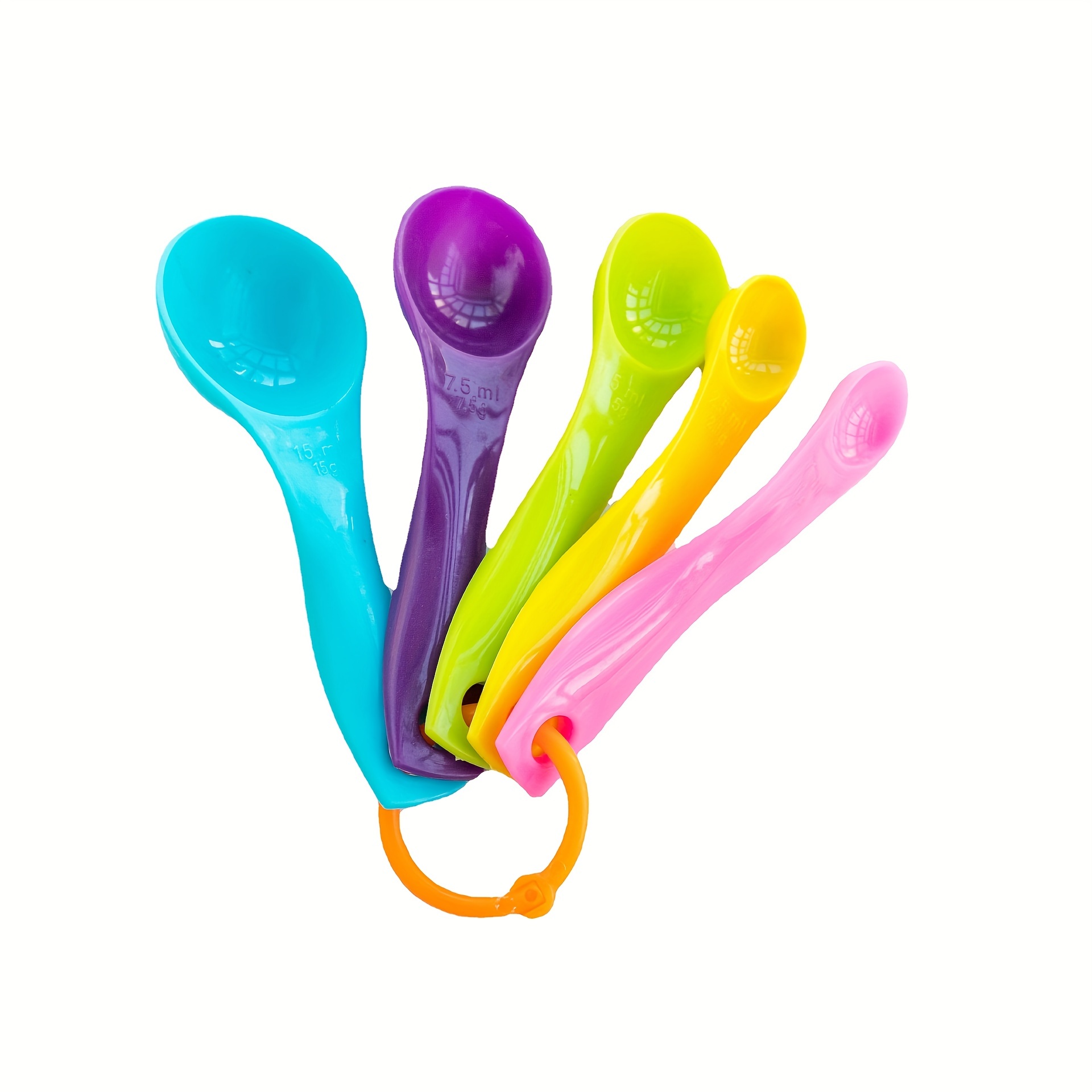 5pcs Colorful Measuring Spoons for Dry and Liquid Ingredients