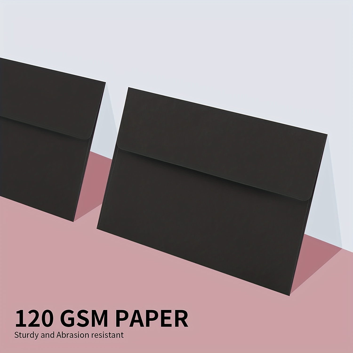 100 Qty A6 Envelopes Self Seal Black Envelopes For 4x6 Cards - Temu