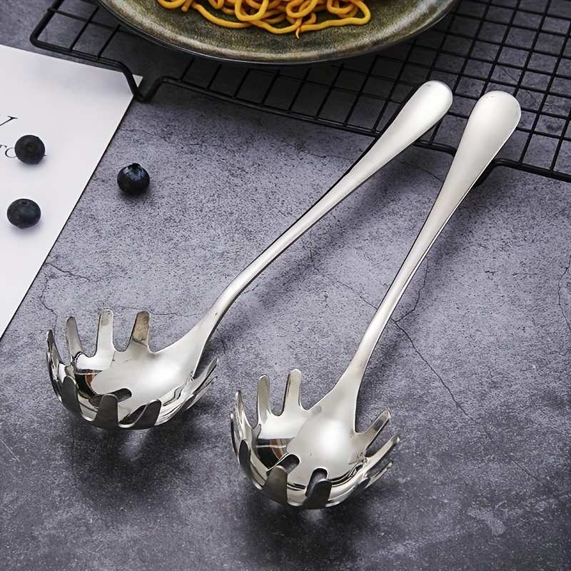 Kitchen Spaghetti Noodle Spoon Dumplings Pasta Spoon Long Handle