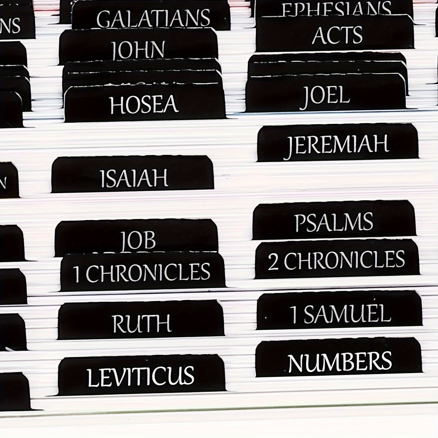 Bible Tabs Bible Stickyindex 75 Tabs Laminated Bible - Temu