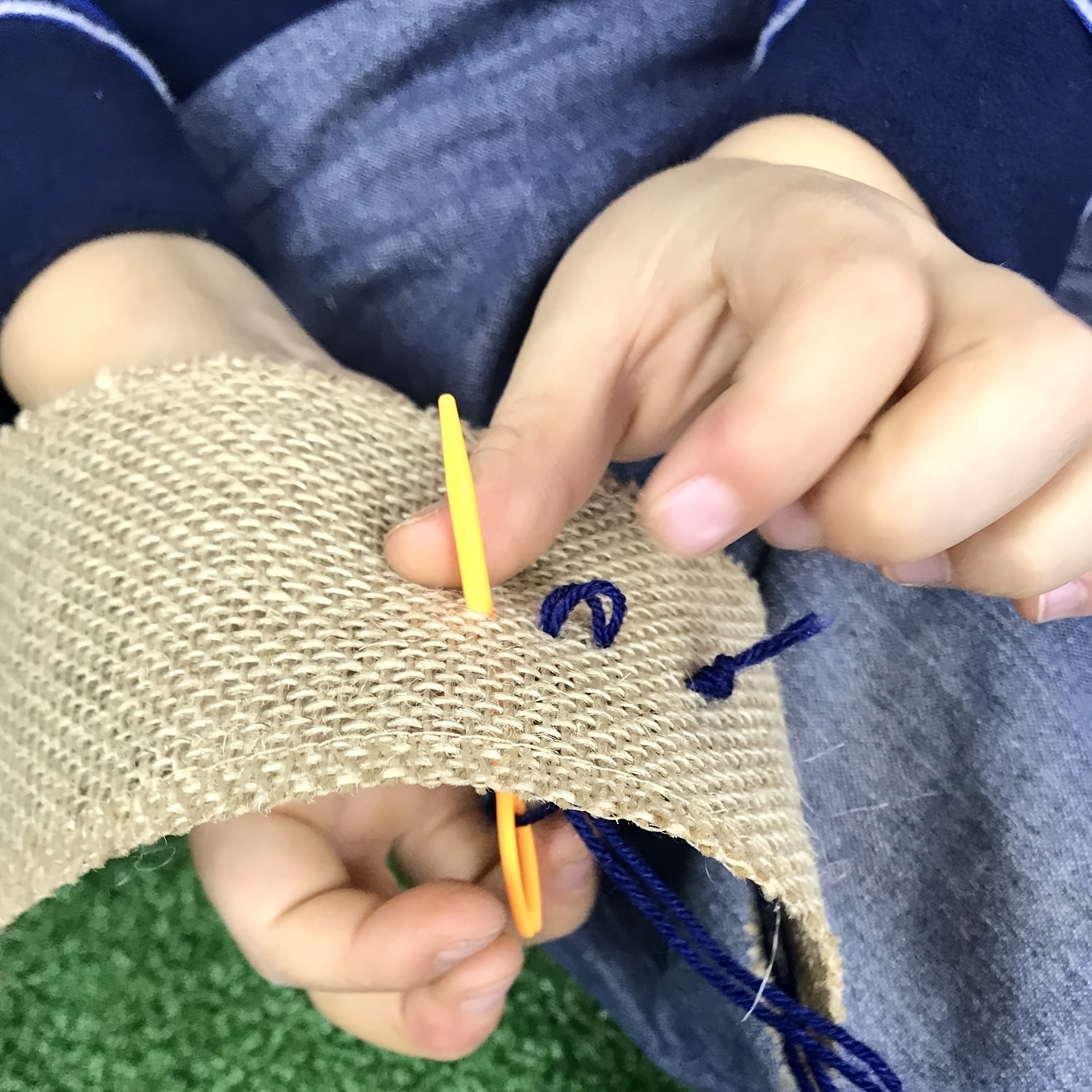 30/100pcs Plastic Sewing Needles, Knitting Needles Crochet Hooks DIY  Sweater Weaving Tools