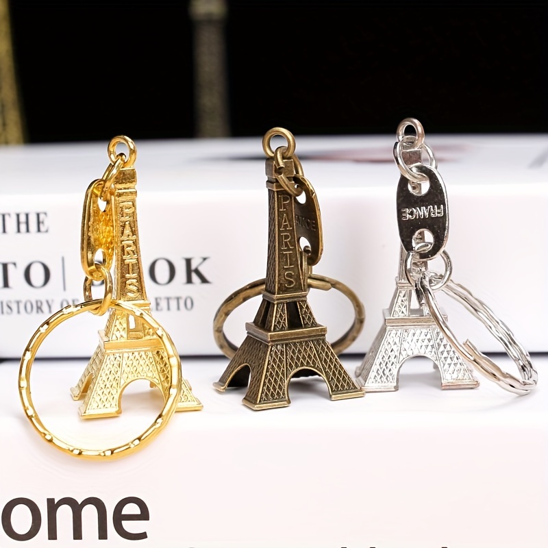 Retro Bronze Eiffel Tower Keychain Paris Tour Mini Decoration For Womens  Bag And Key Ring Photo Holder G291i From Dfew821, $15.13