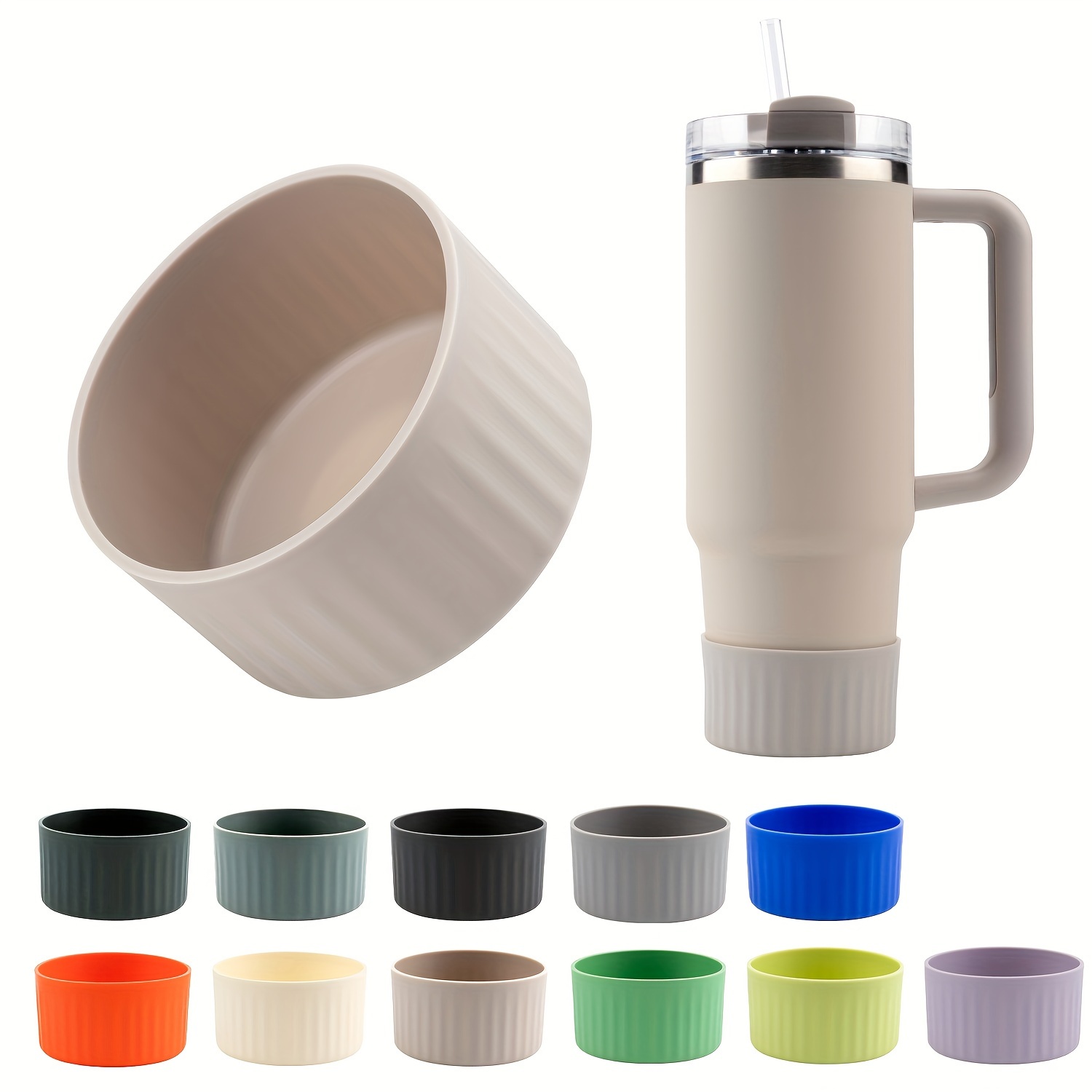 Flyoga Silicone Cup Protective Boot For Hydro Flask, All Around