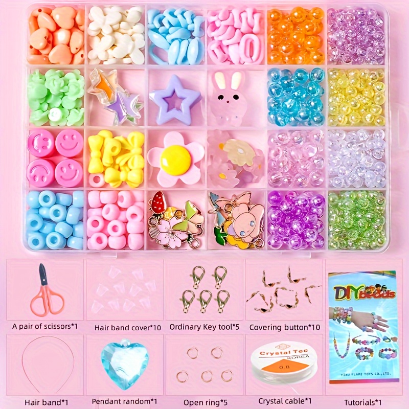 DIY Bead Kit - Mixed Beads Set for Handmade Jewelry & Craft