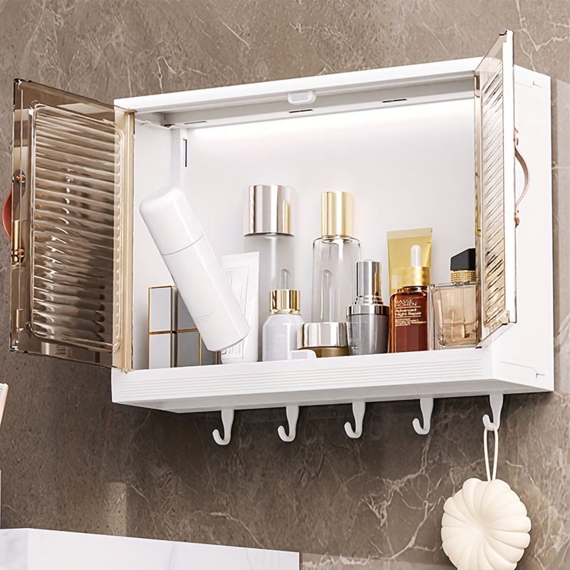 Wall Mounted Storage Box Bathroom Wall Cabinet Large - Temu