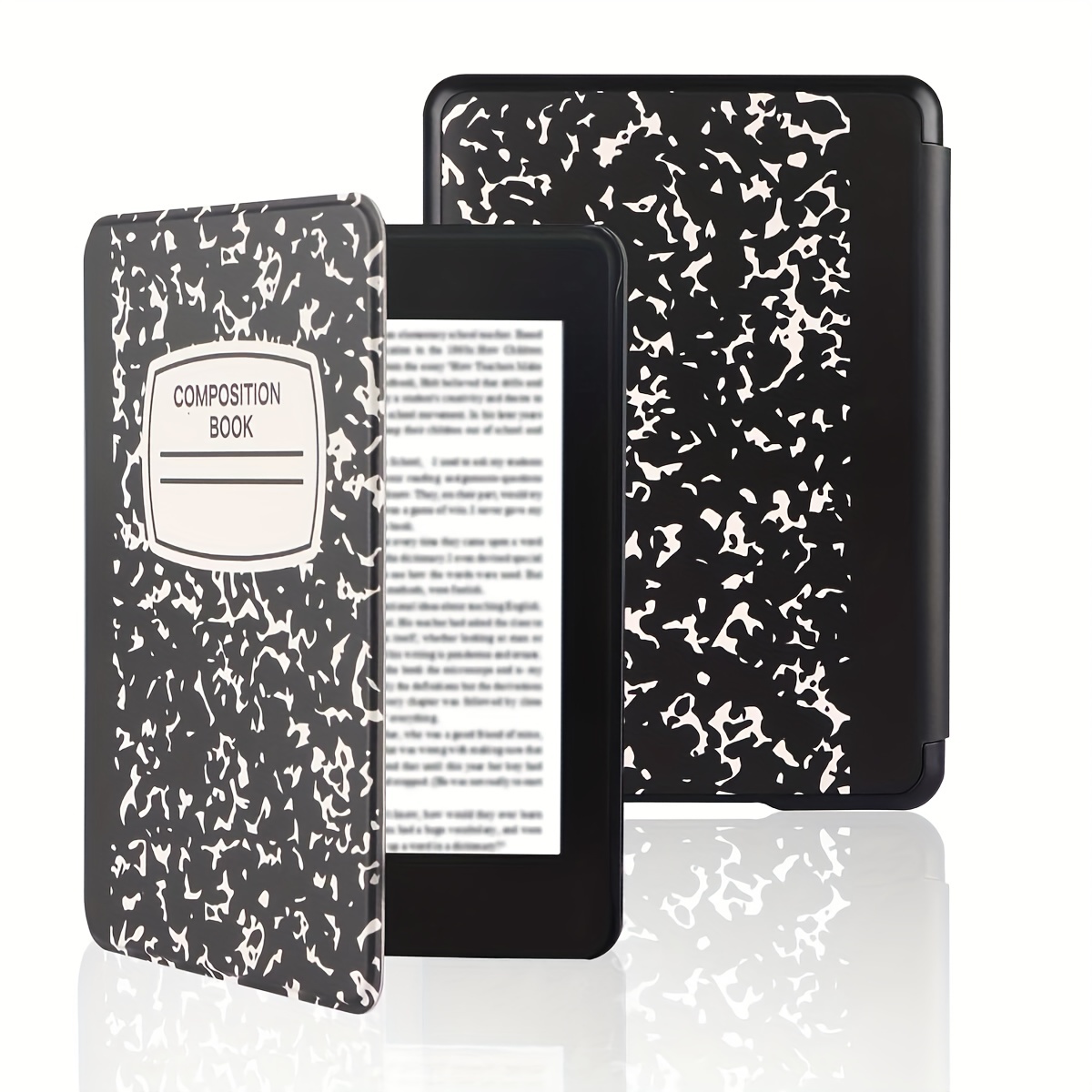 Smart Auto Wake Book Cover Coque E-Reader Case compatible avec Kindle  PaperWhite du livre numerique - liseuse - ebook tablette