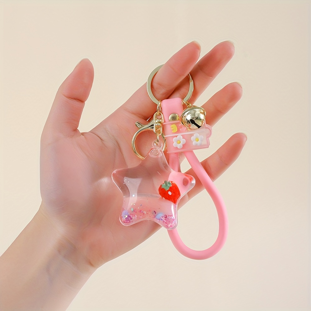 Dragonne Key Holder Pink LV  Car keychain ideas, Pink keychain